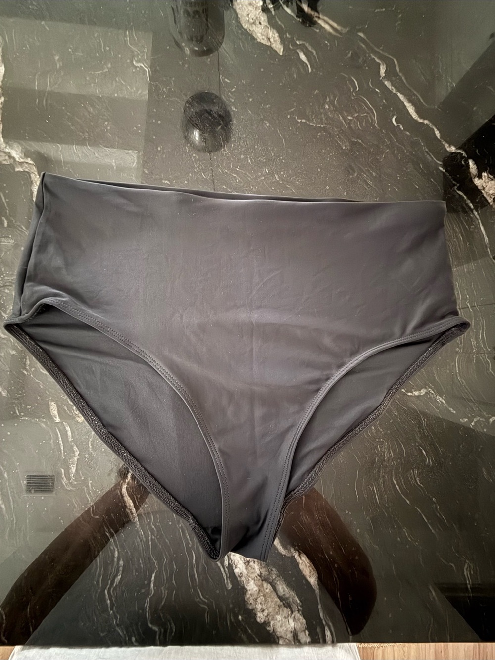 Old Navy Black High-Waist Swim Bottom
